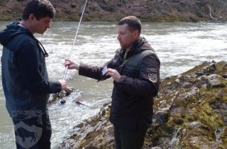 10 пойманных в реке Кавказского заповедника форелей “потянули” на уголовное дело